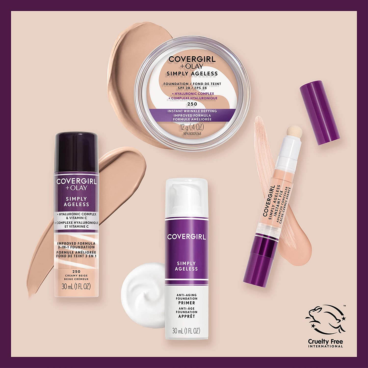 COVERGIRL+OLAY Simply Ageless 3-in-1 Liquid Foundation, Natural Beige - Image 9